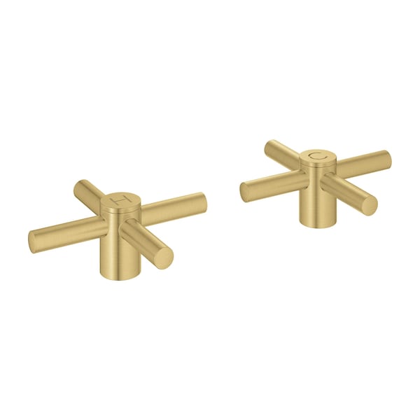 Cross Handles Pair, Gold